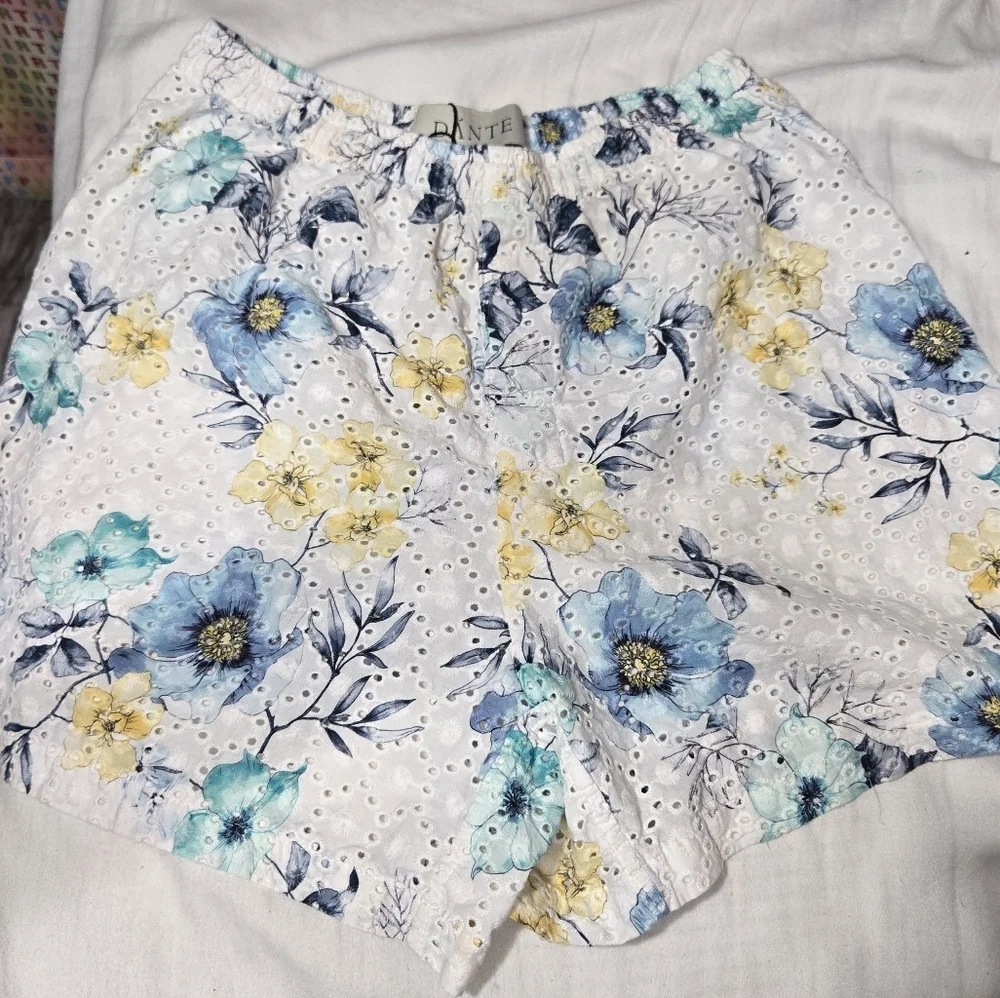 Dante Men's Floral Embroidered Boxers Sz Small/medium